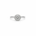 0.48 CT Moissanite Sterling Silver Ring