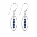 Lapis Chandelier Earrings (HK10411)