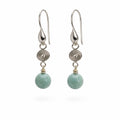 Larimar Swirl Earrings (HK9141)