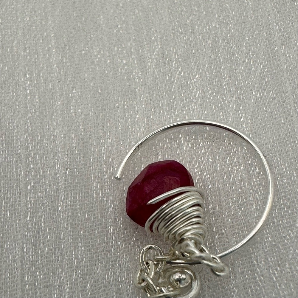 Ruby Hook Dangles (HL1605)