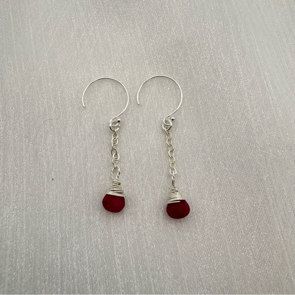 Ruby Hook Dangles (HL1605)