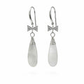 Moonstone Bow Earrings (HK3025)
