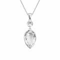 Crystal Quartz Teardrop Pendant