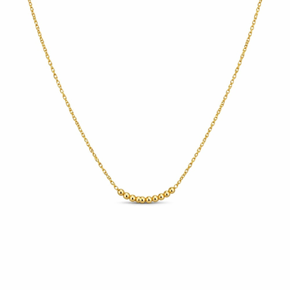 Gold Beaded Necklace