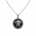 The Noire Medallion Necklace