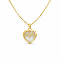 Gold Heartbeat Heart Necklace