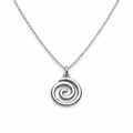 Silver Swirl Necklace