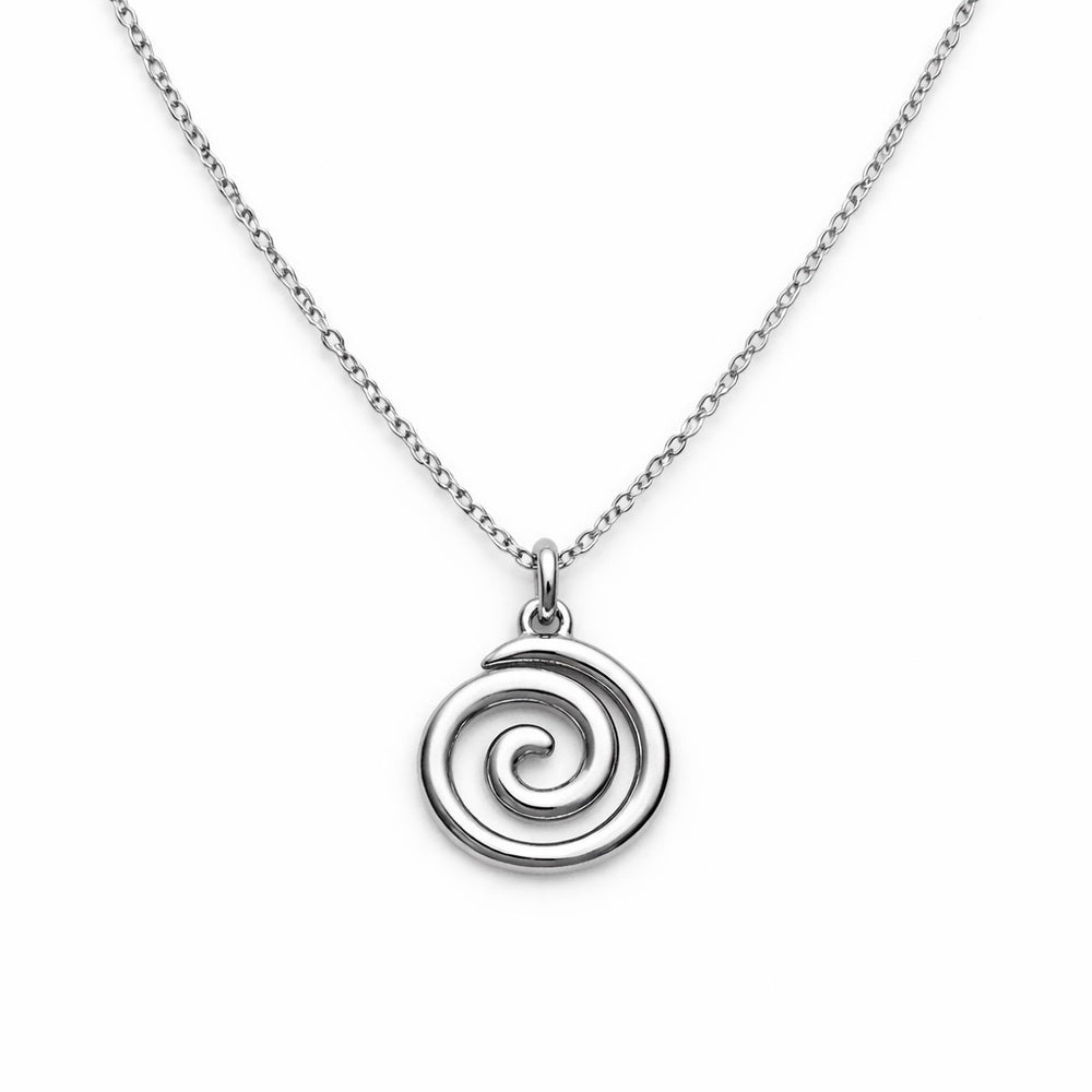 Silver Swirl Necklace