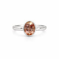 Morganite Oval Ring