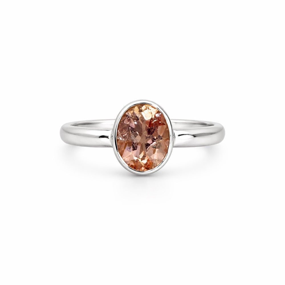 Morganite Oval Ring
