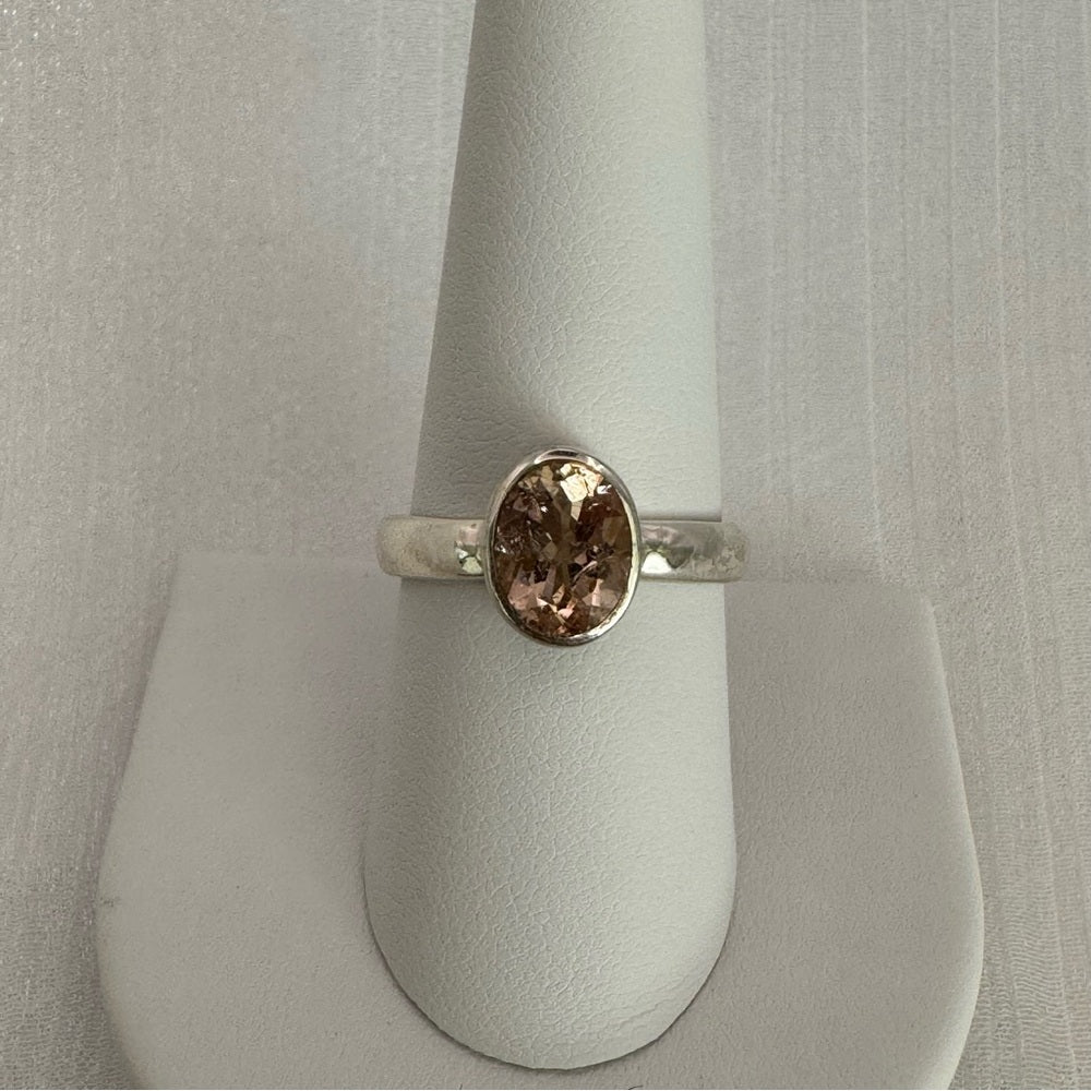 Morganite Oval Ring