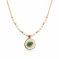 Natural Freshwater Pearl Necklace w Pendant