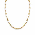 Solid 14k Gold Paperclip Chain