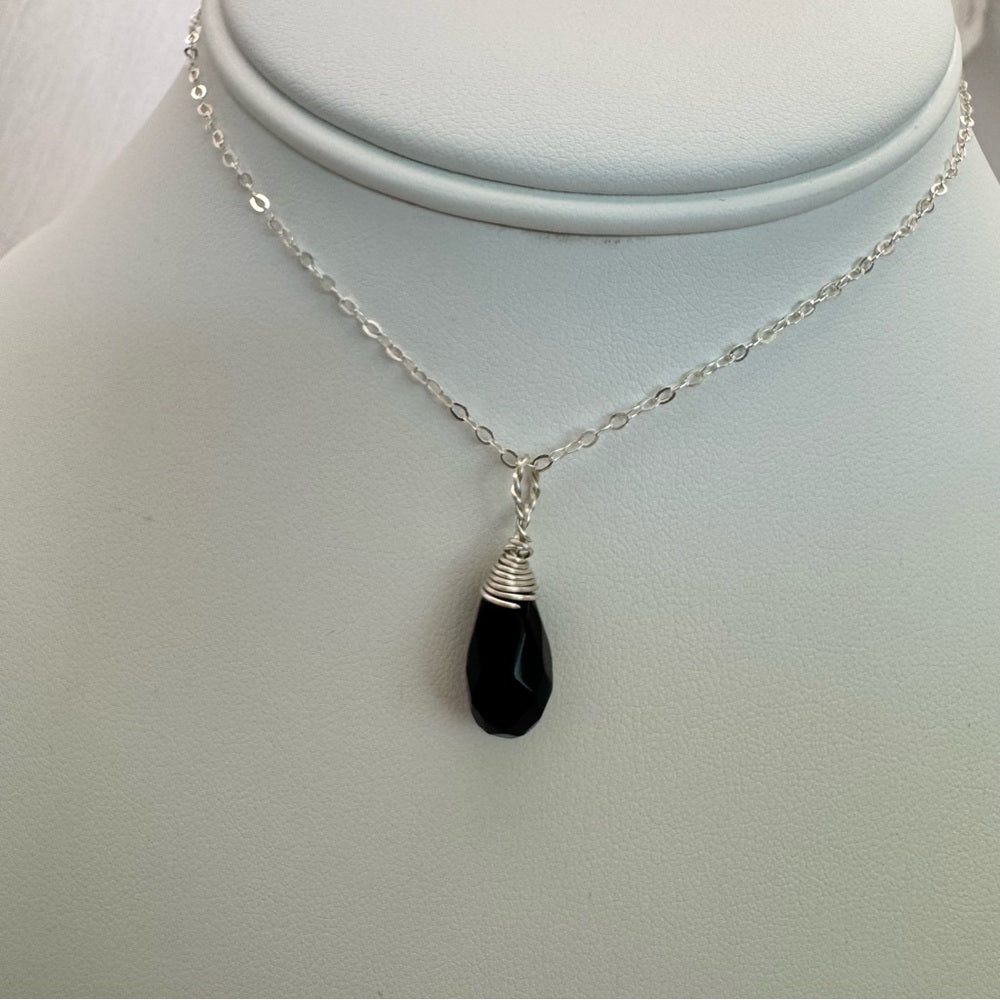 Black Onyx Necklace (N11988)