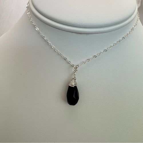 Black Onyx Necklace (N11988)