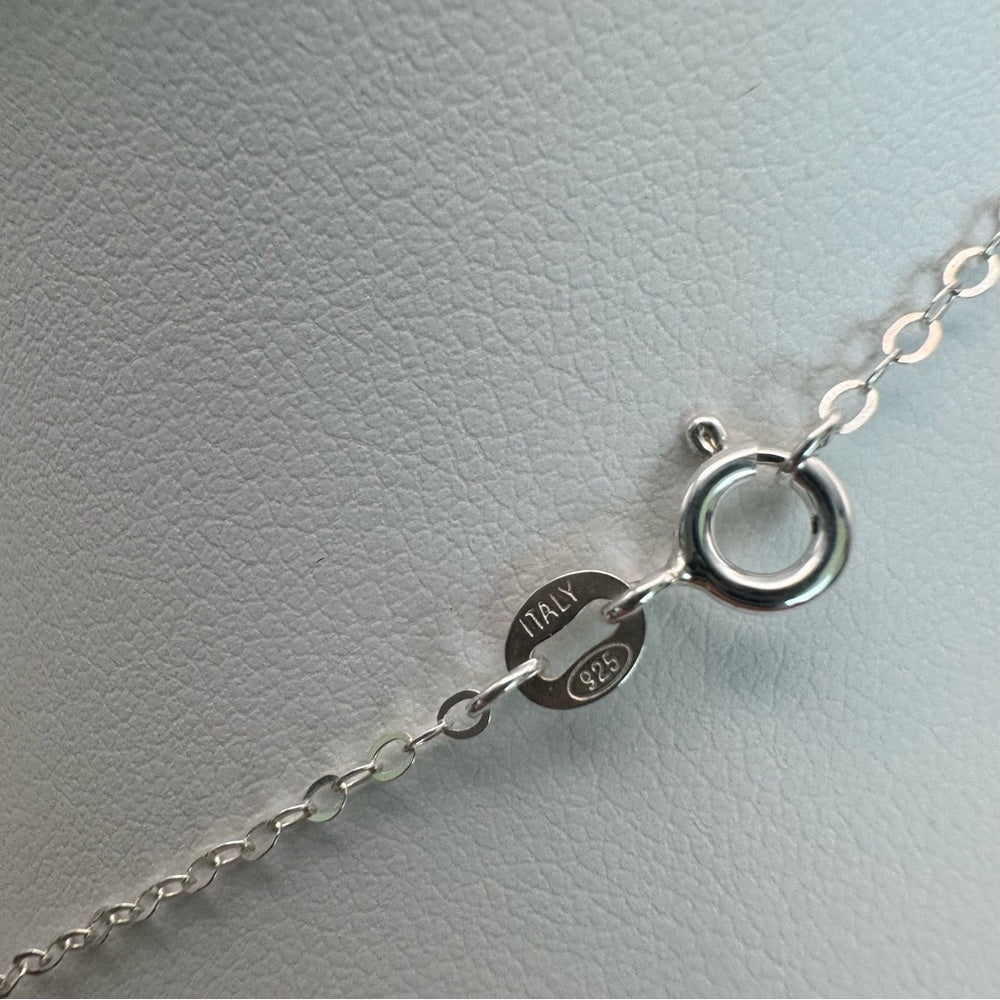 Moss Aquamarine Lariat Necklace (L7261)