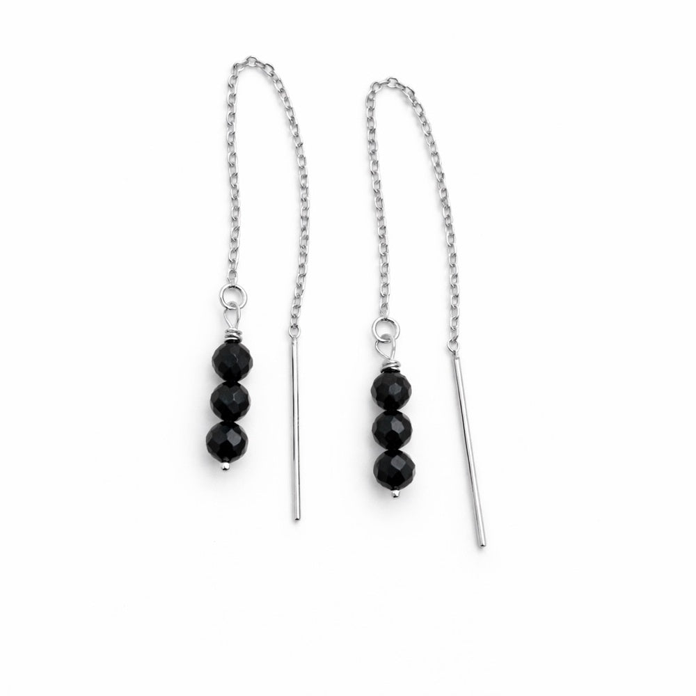 Black Spinel Threaders (TH306)