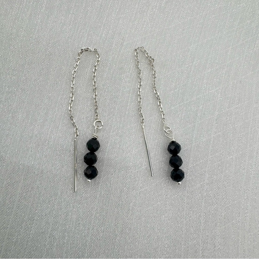 Black Spinel Threaders (TH306)