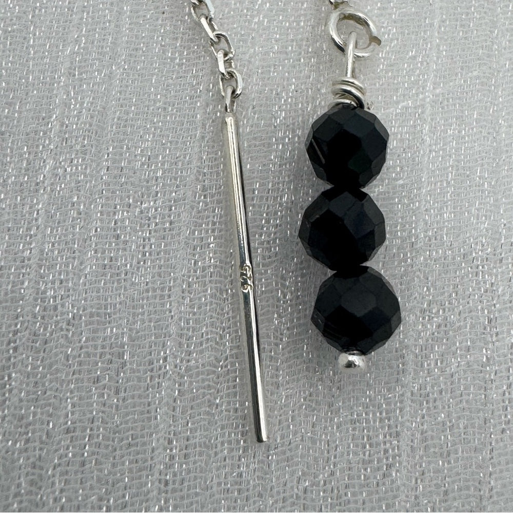 Black Spinel Threaders (TH306)