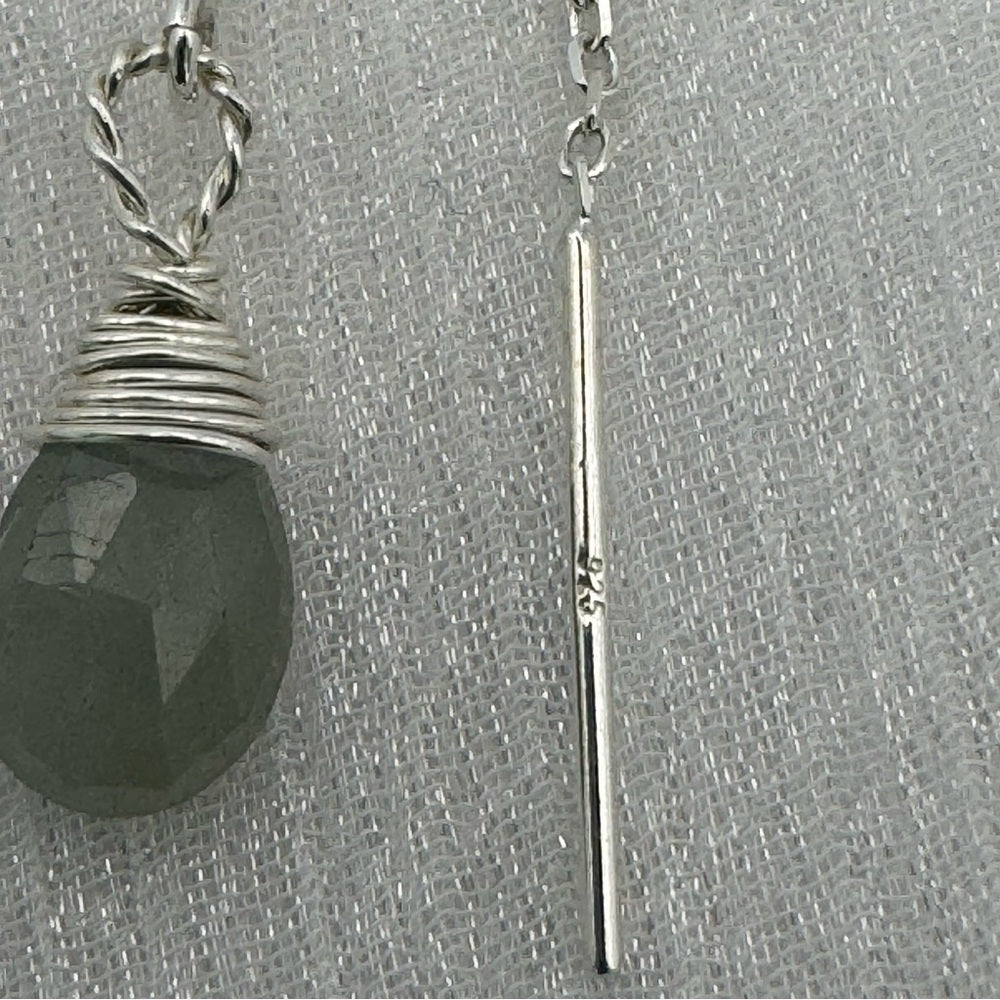 Green Amethyst Threaders (TH22871)