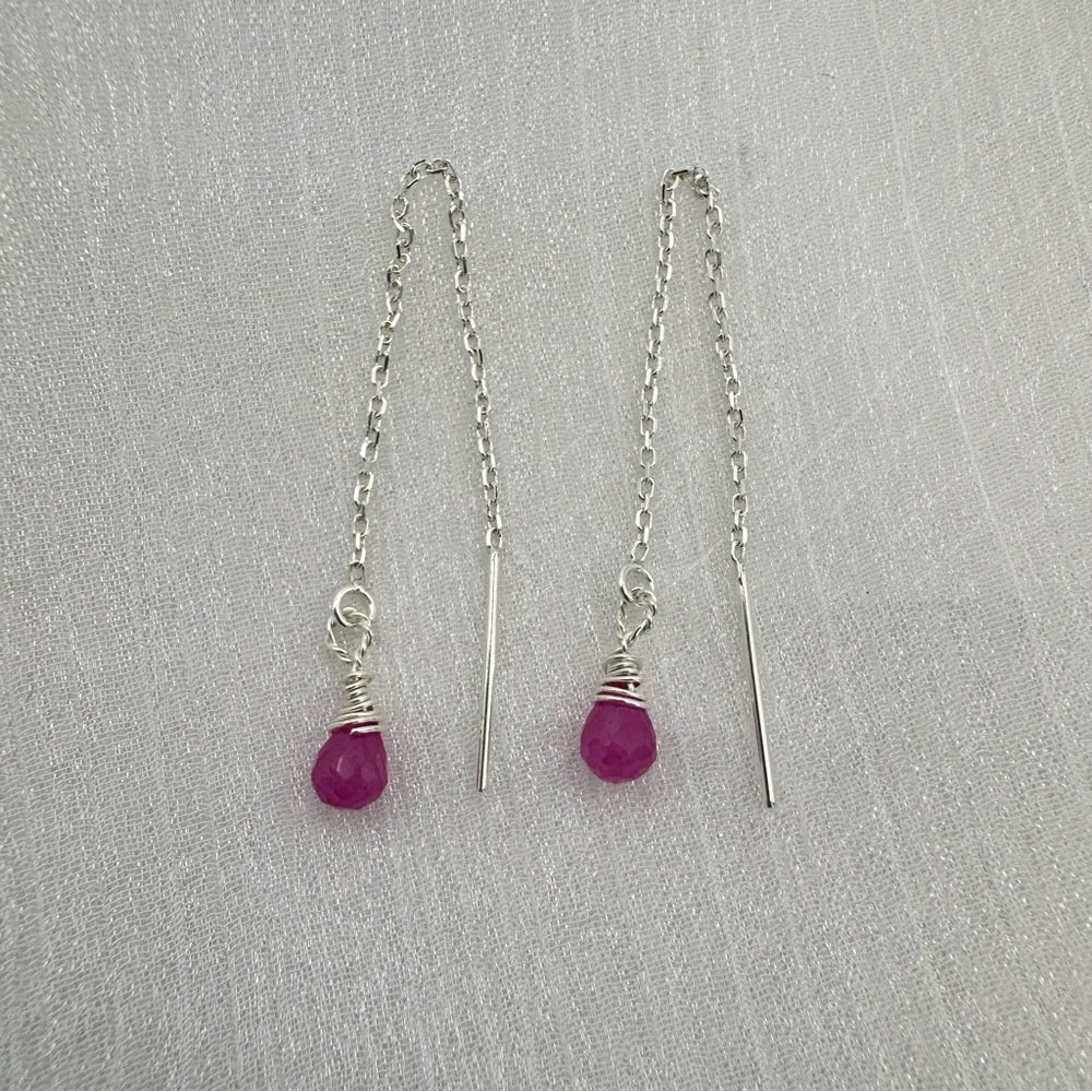 Pink Sapphire Threaders (TH77421)