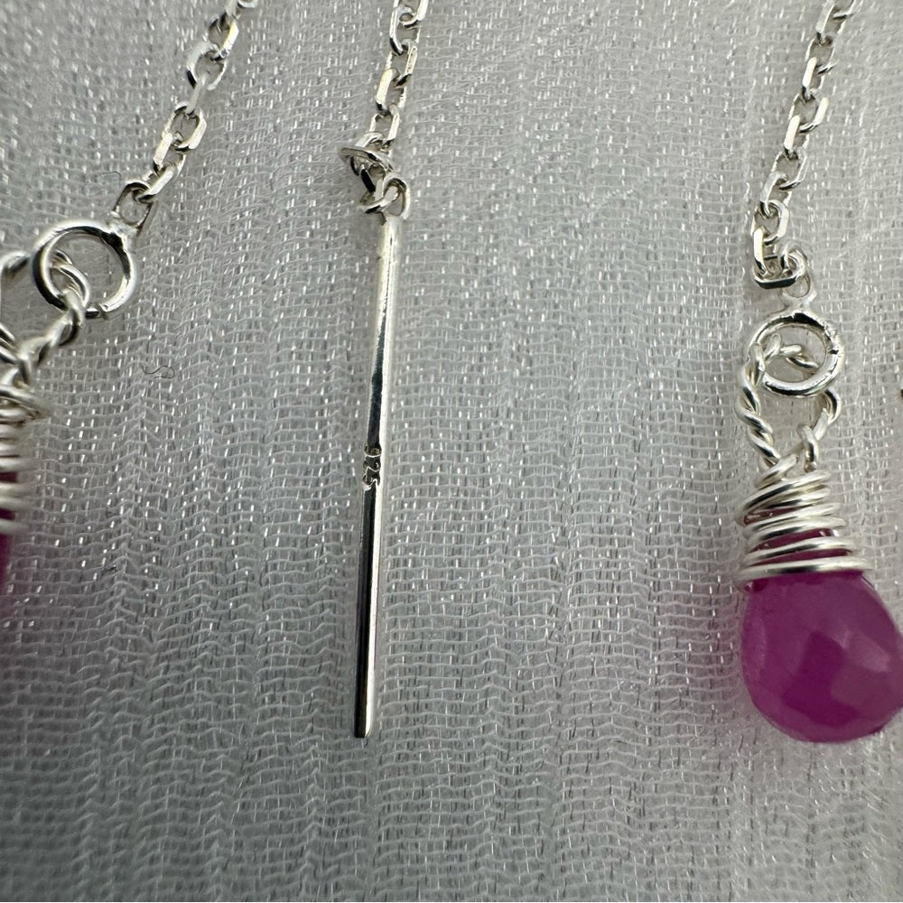 Pink Sapphire Threaders (TH77421)