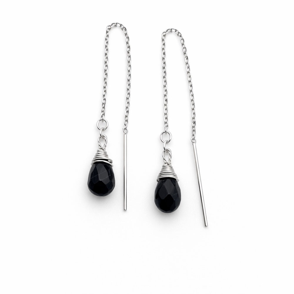 Black Onyx Threaders (TH307)