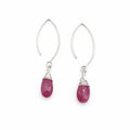 Pink Amethyst Earrings (HT7257)
