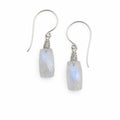 Moonstone Hook Earrings (HK115627)