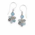 Aquamarine and Labradorite Earrings (HK201)