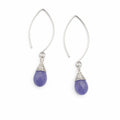 Tanzanite Hook Earrings (HT32110)