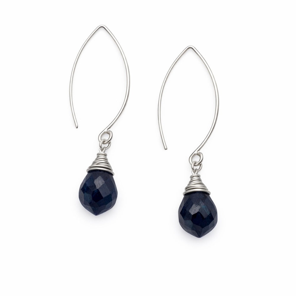 Sapphire Hook Earrings (HT3384)