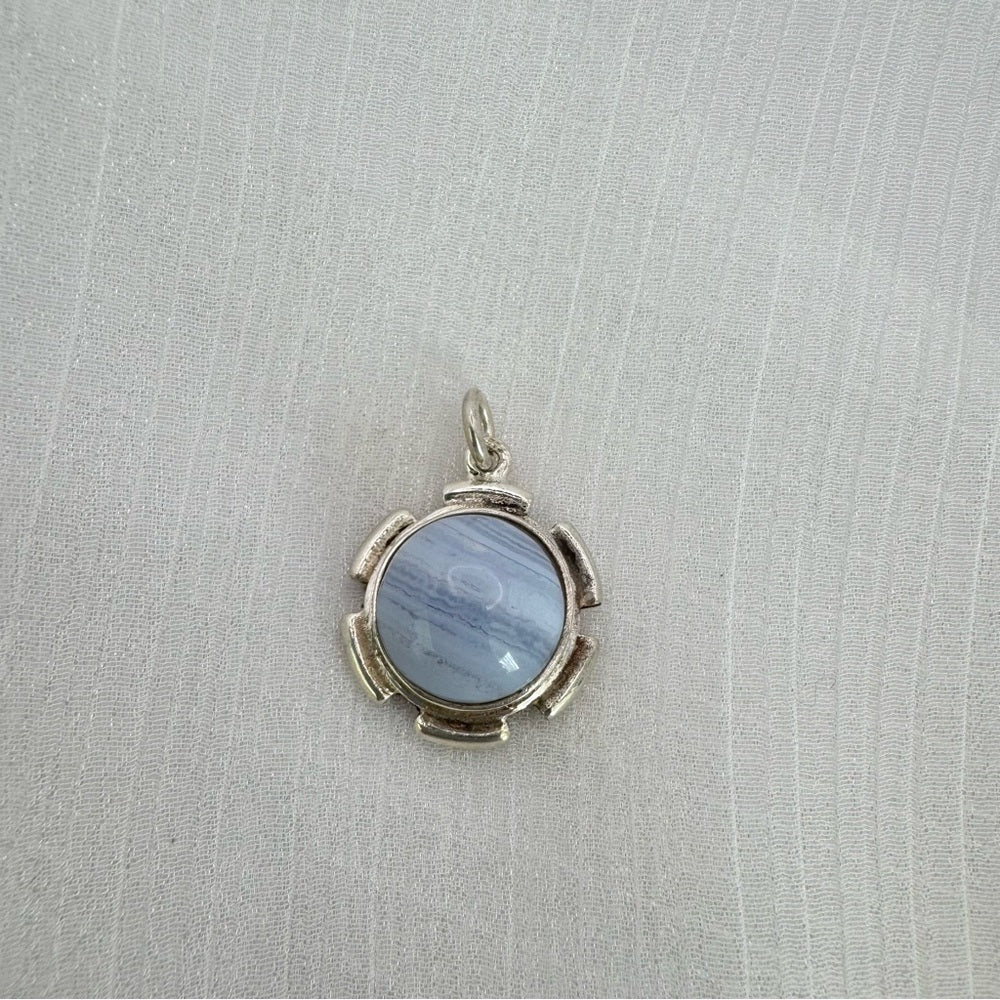 Blue Lace Agate Pendant