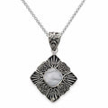 Mother of Pearl Flower Pendant