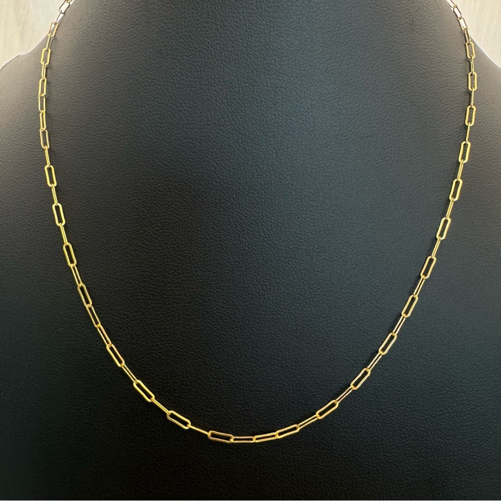 Gold Filled Paperclip Chain