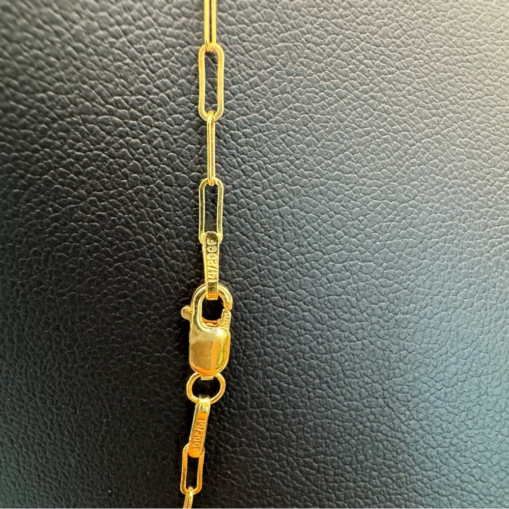 Gold Filled Paperclip Chain