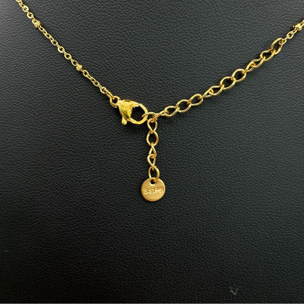 Bloom Freshwater Pearl Flower Gold Necklace