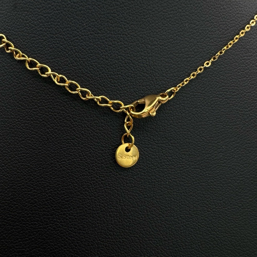 Golden Bloom Pearl Necklace