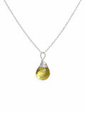 Lemon Quartz Chain Necklace (N96111)