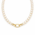 Del Mar Freshwater Pearl Gold Necklace