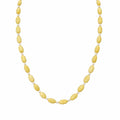 Yellow Jade and Freshwater Pearl Necklace