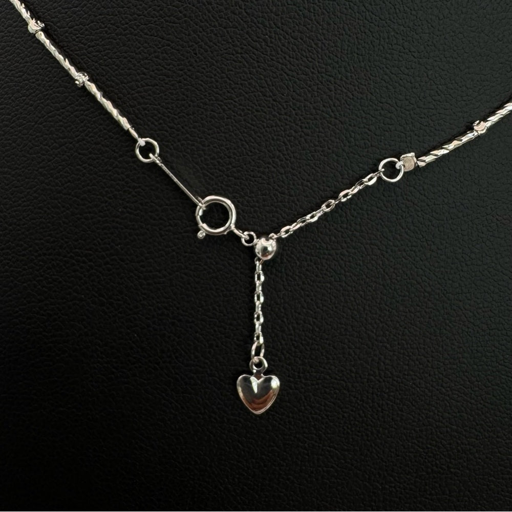 Blush Ombre Freshwater Pearl Silver Necklace