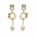 Freshwater Pearl Blossom Earrings