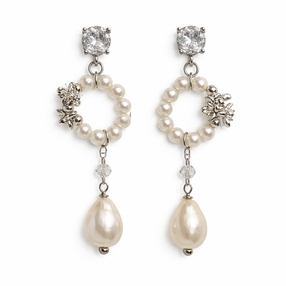Freshwater Pearl Blossom Earrings