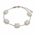 Freshwater Pearl Flower Bracelet