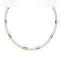Mother of Pearl Beaded Necklace (#73)