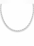 Silver Twisted Rope Chain