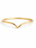Gold V Ring