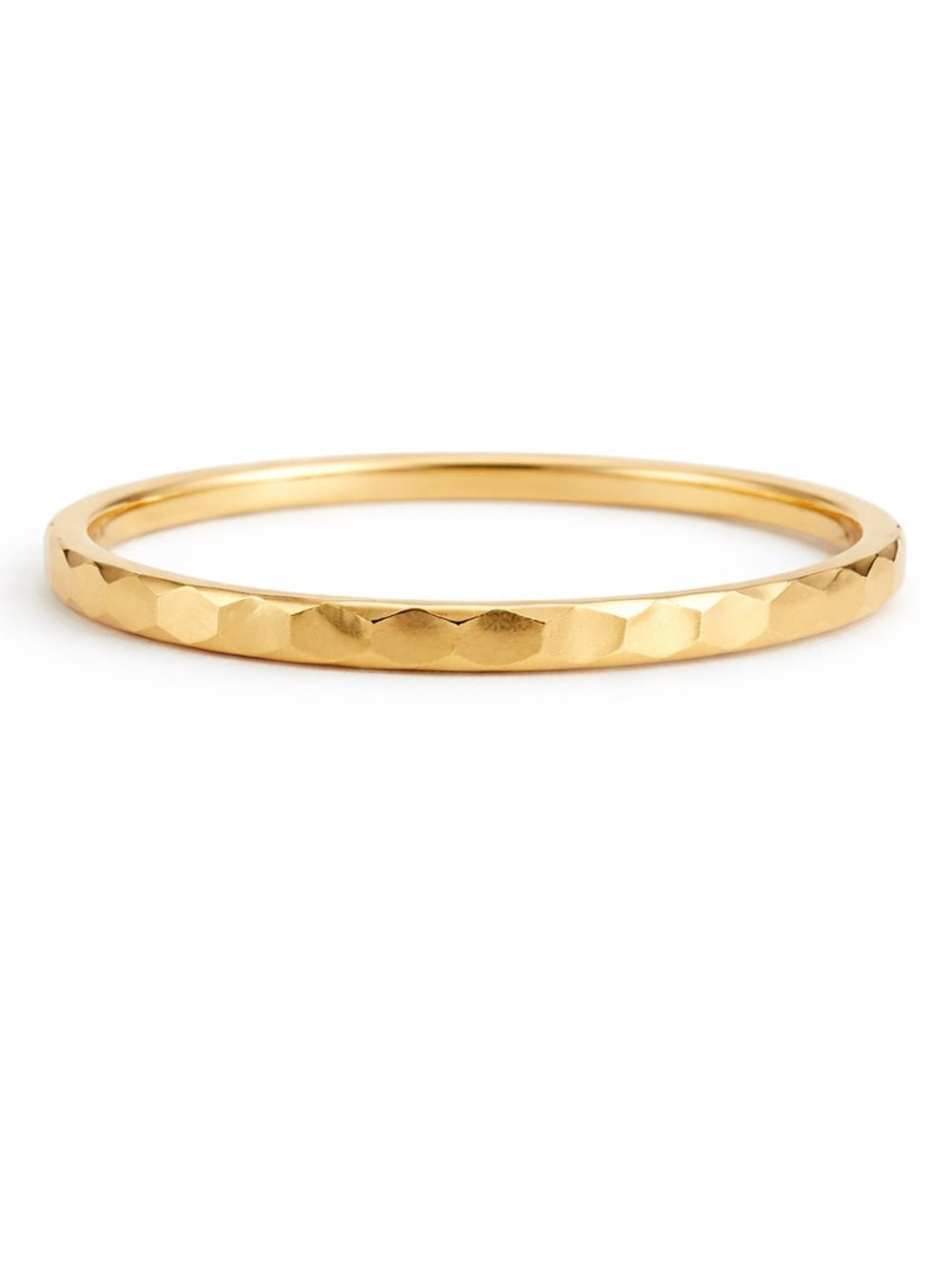 Gold Hammered Ring