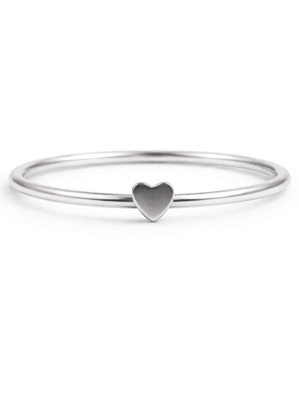 Silver Micro Heart Ring